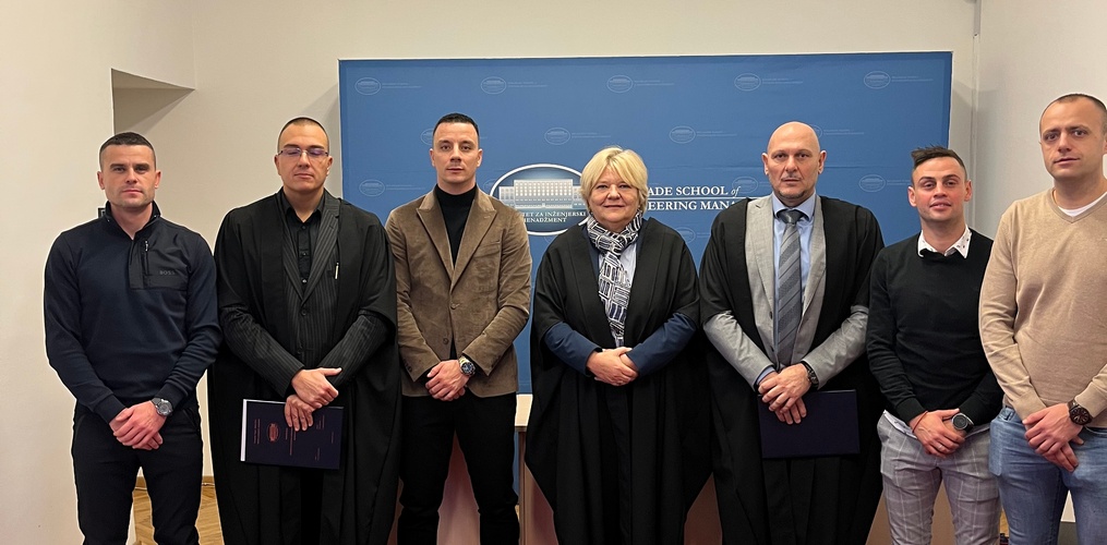 Prof. dr Katarina Štrbac mentorka master rada Miloša Milanovića, srpskog UEFA sudije