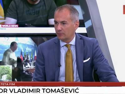 Prof. Dr. Vladimir Tomasević on TV Vesti