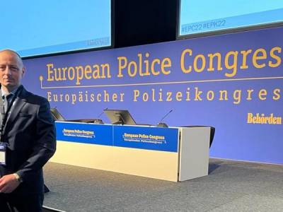 Doc. Dr. Ilija Životić is attending the European Police Congress in Berlin